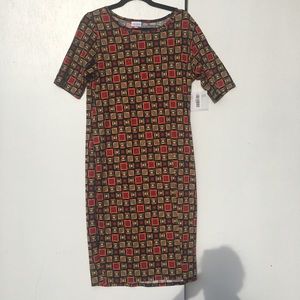 NEW! Julia XL dress mini orange blue